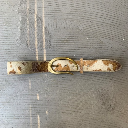 Cow pattern belt