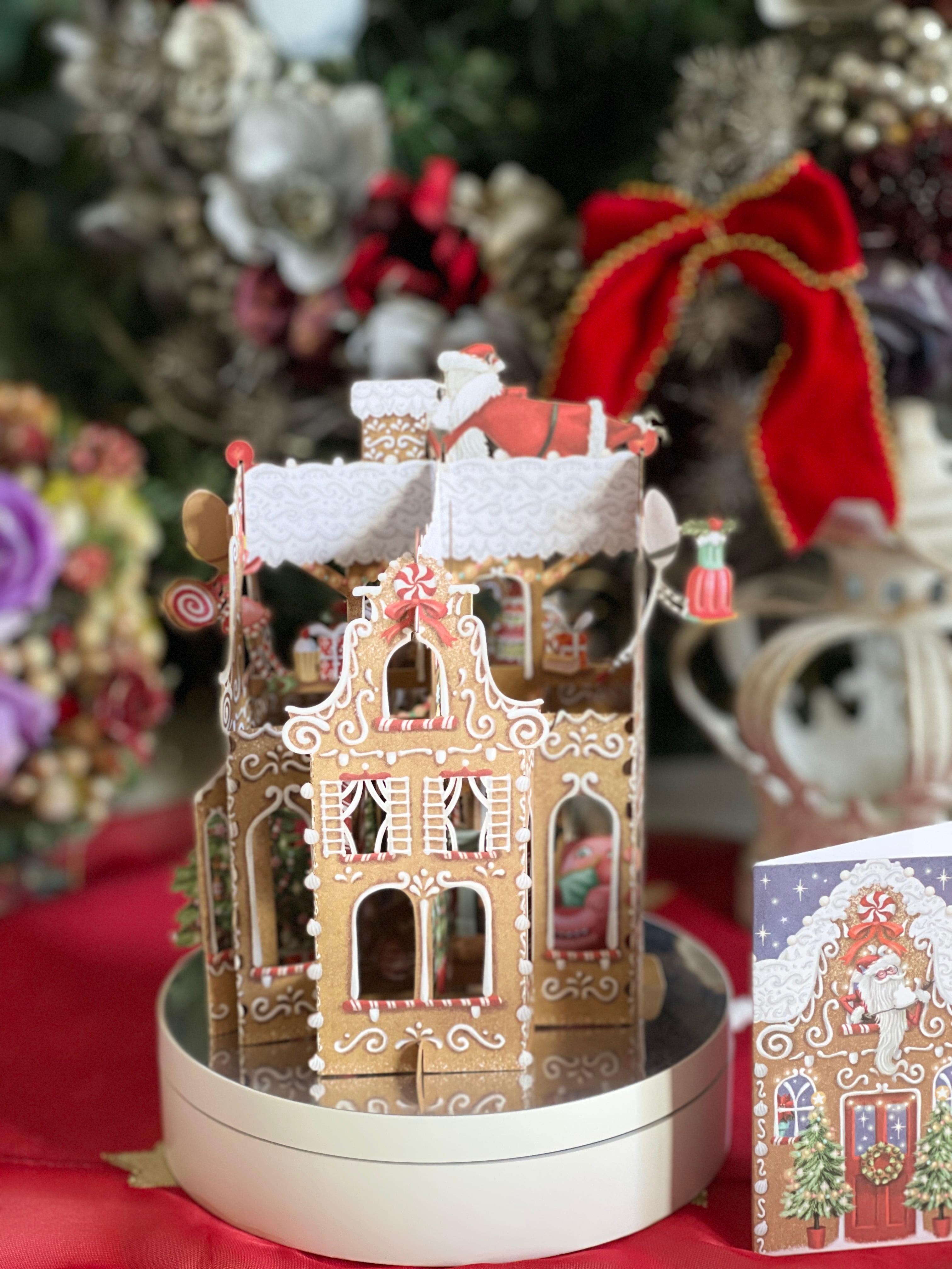 ◆ジンジャーブレッド◆ハウス◆クリスマス◆立体３D◆Me & McQ◆グリーティングカード◆英国製◆
