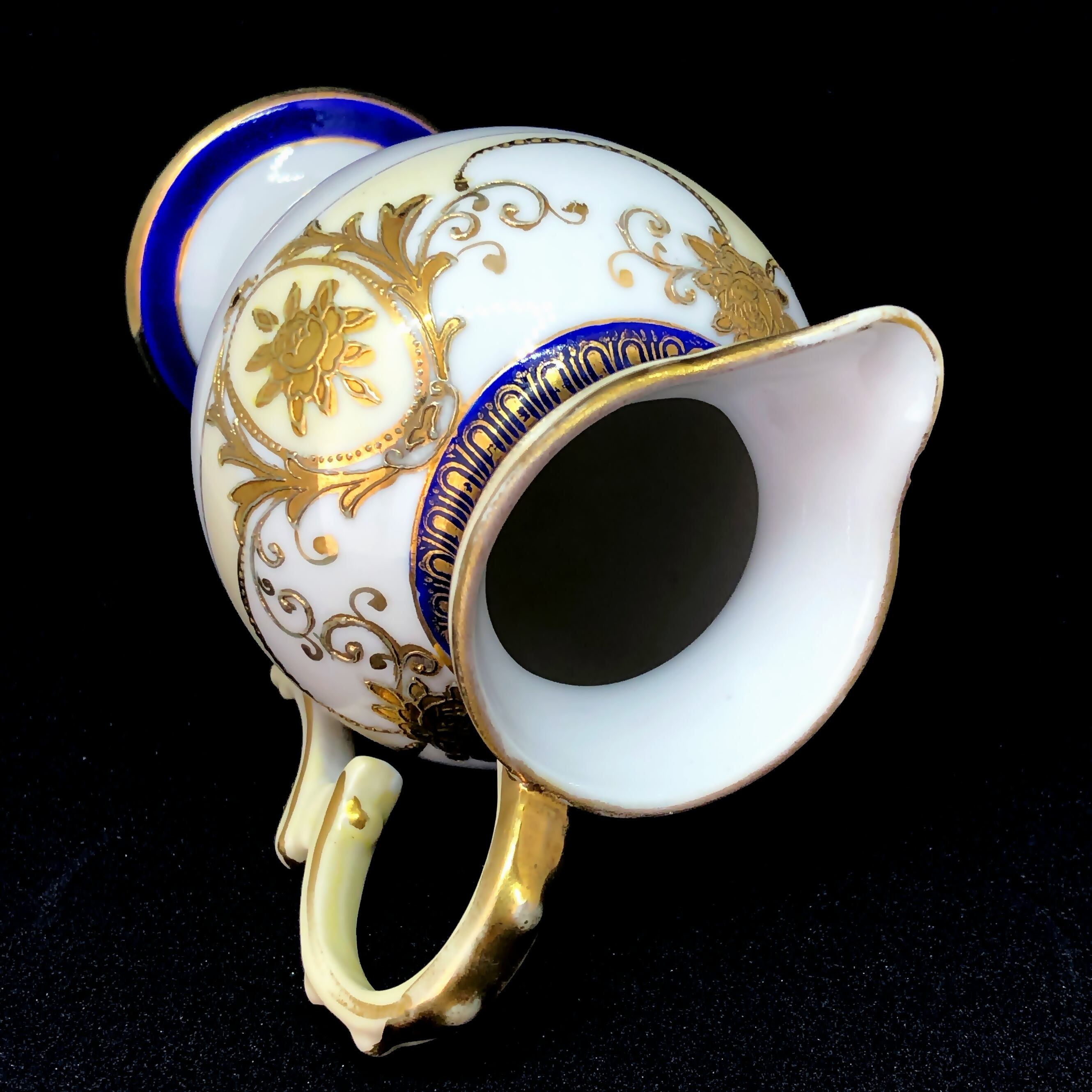 オールドノリタケ オールドノリタケ銘品!! キャビネットカップ 金盛上