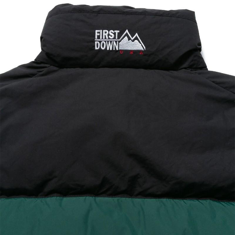FIRST DOWN ファーストダウン バブルダウンジャケット リバーシブル