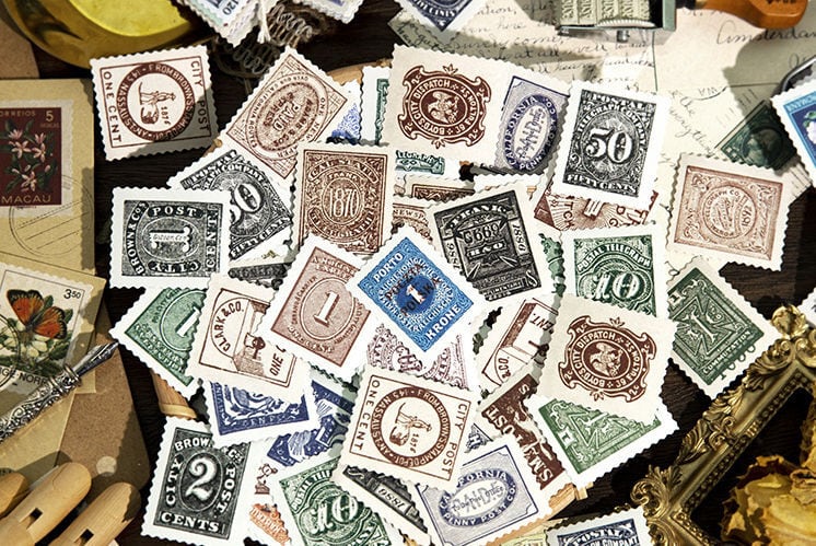 コラージュ素材　紙もの　素材紙　【1892】 コラージュ素材紙もの素材紙【1892】