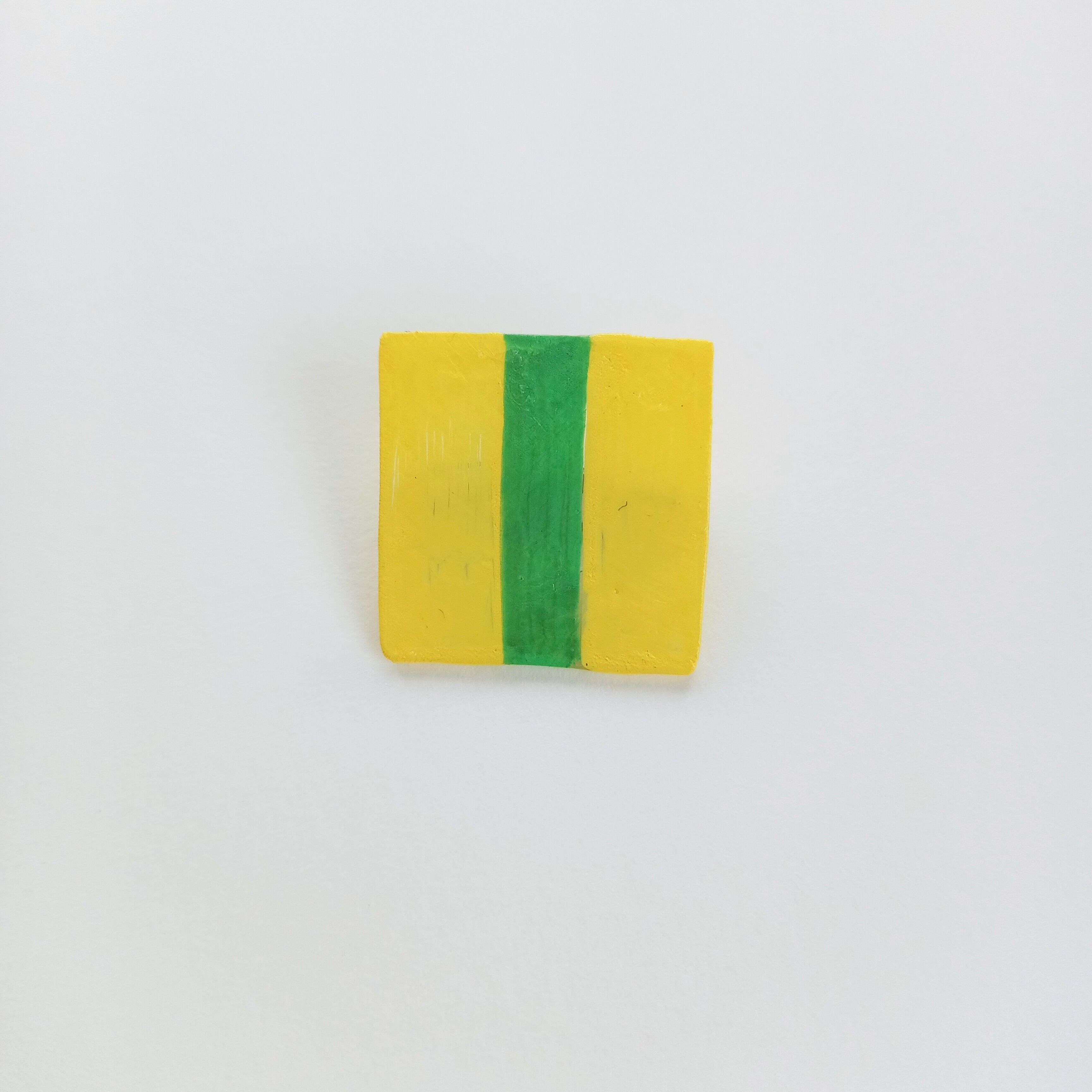 ヘンテコ ブローチ シベリア パン 菓子パン 手描き 一点もの