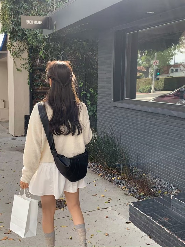 (LITER) bene alpaca boucle cardigan / 2color