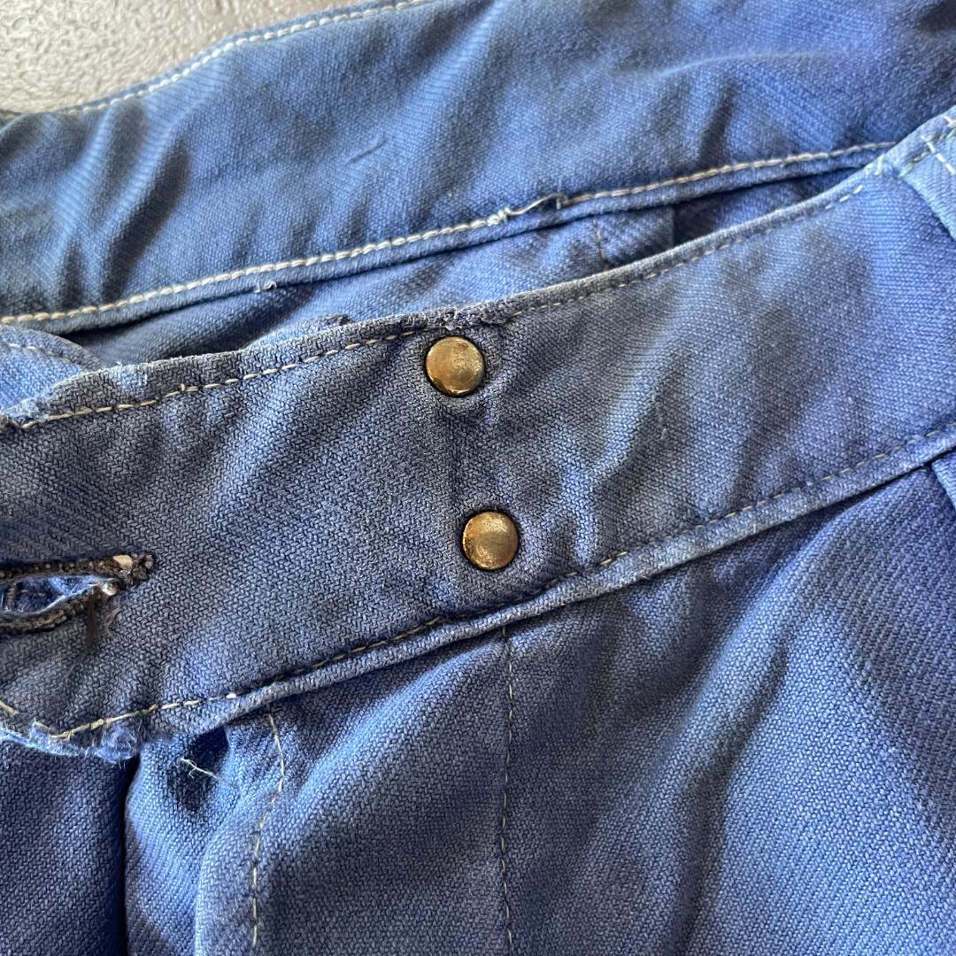 50-60s KIDUR フレンチワーク Metis ブルー パンツ | ib2