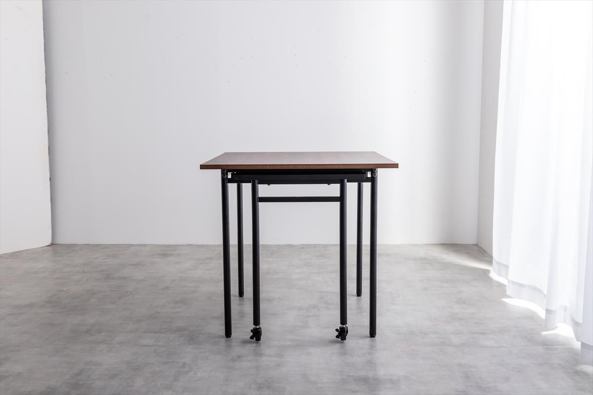 幅75〜125cm】使う時だけ天板を広げられる伸縮スライド式ダイニング