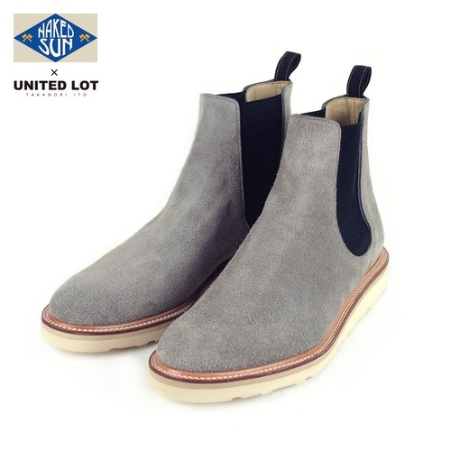017008001(NAKED SUN × UNITEDLOT SUEDE SIDE GORE BOOT)GRAY