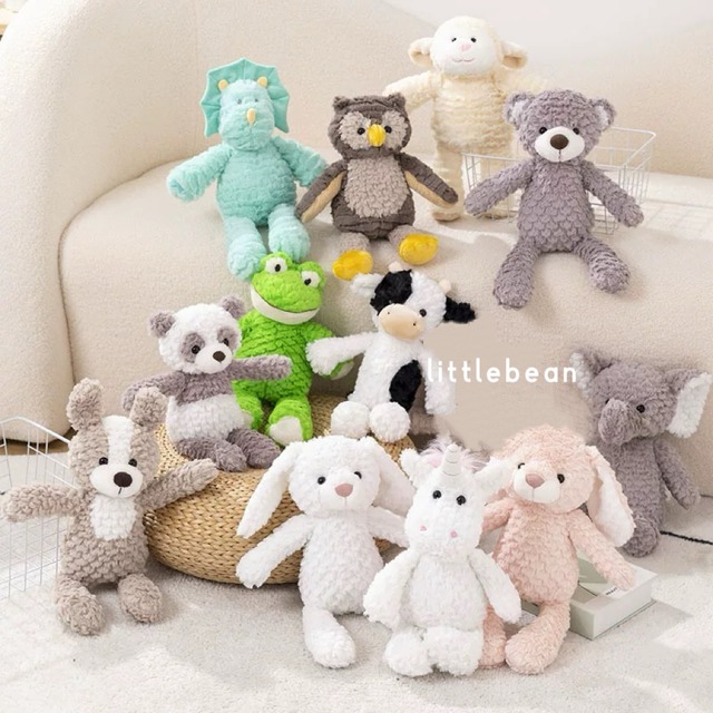 ,ふわふわアニマルぬいぐるみ　ベビーファーストトイ　出産祝い　女の子男の子プレゼント　lgd0007
