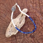 Mandi/マンディ 2Tone Bracelet(SM Beads)(White×Navy)
