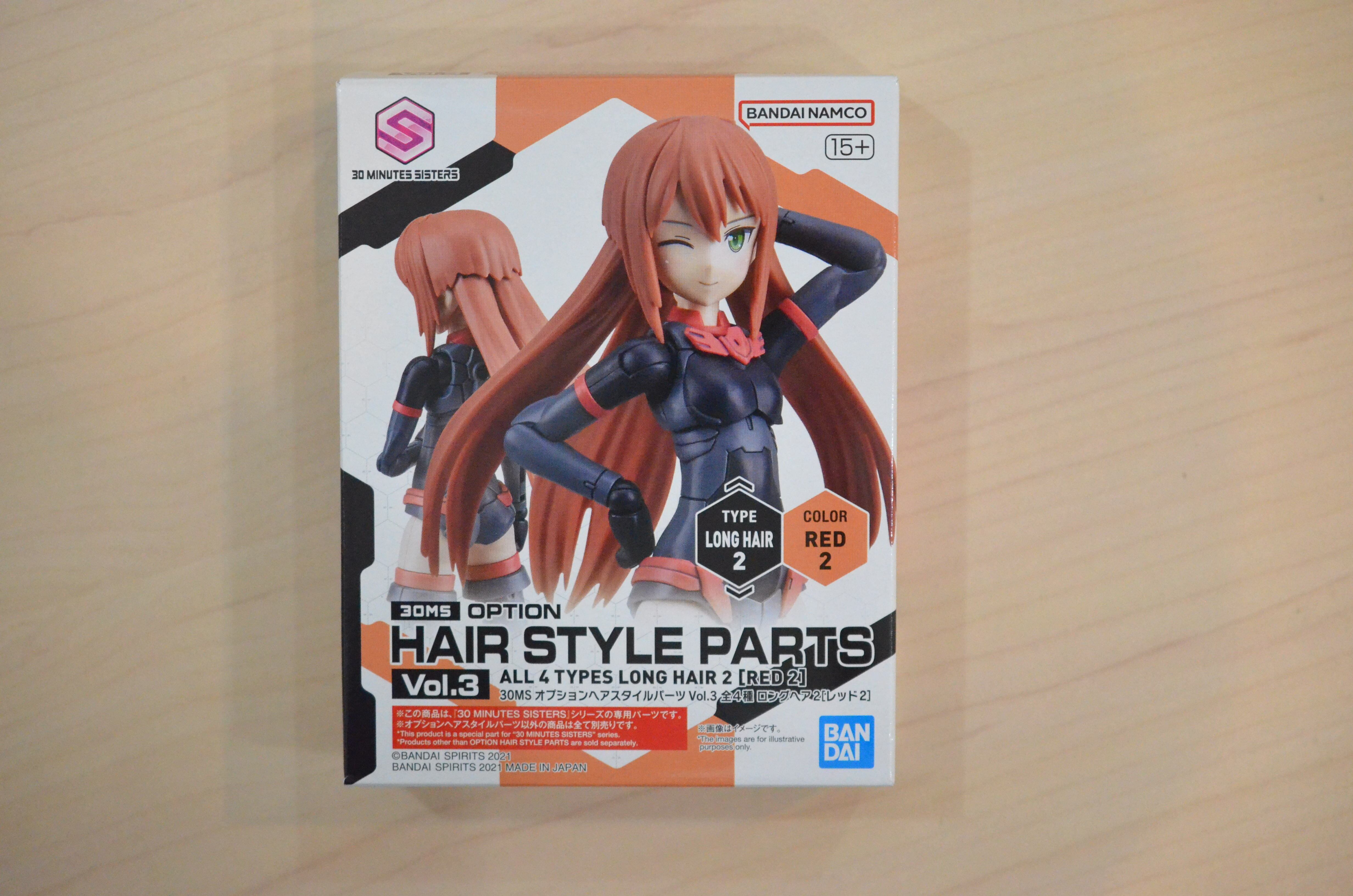 30MS オプションヘアスタイルパーツVol.3 ロングヘア2[レッド2] | 藤居
