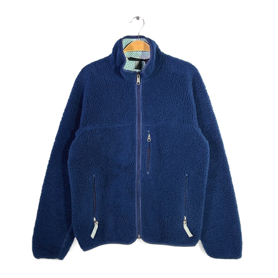 90s パタゴニア USA製 98年 レトロカーディガン ネイビー PATAGONIA サイズS 古着 DD0470