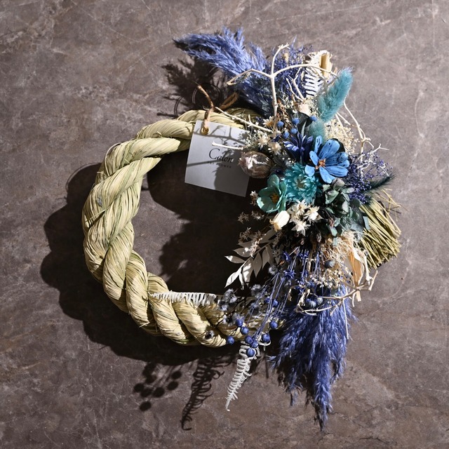 Calonの魅せるしめ縄【ブルー】H-14 ≪限定１点≫