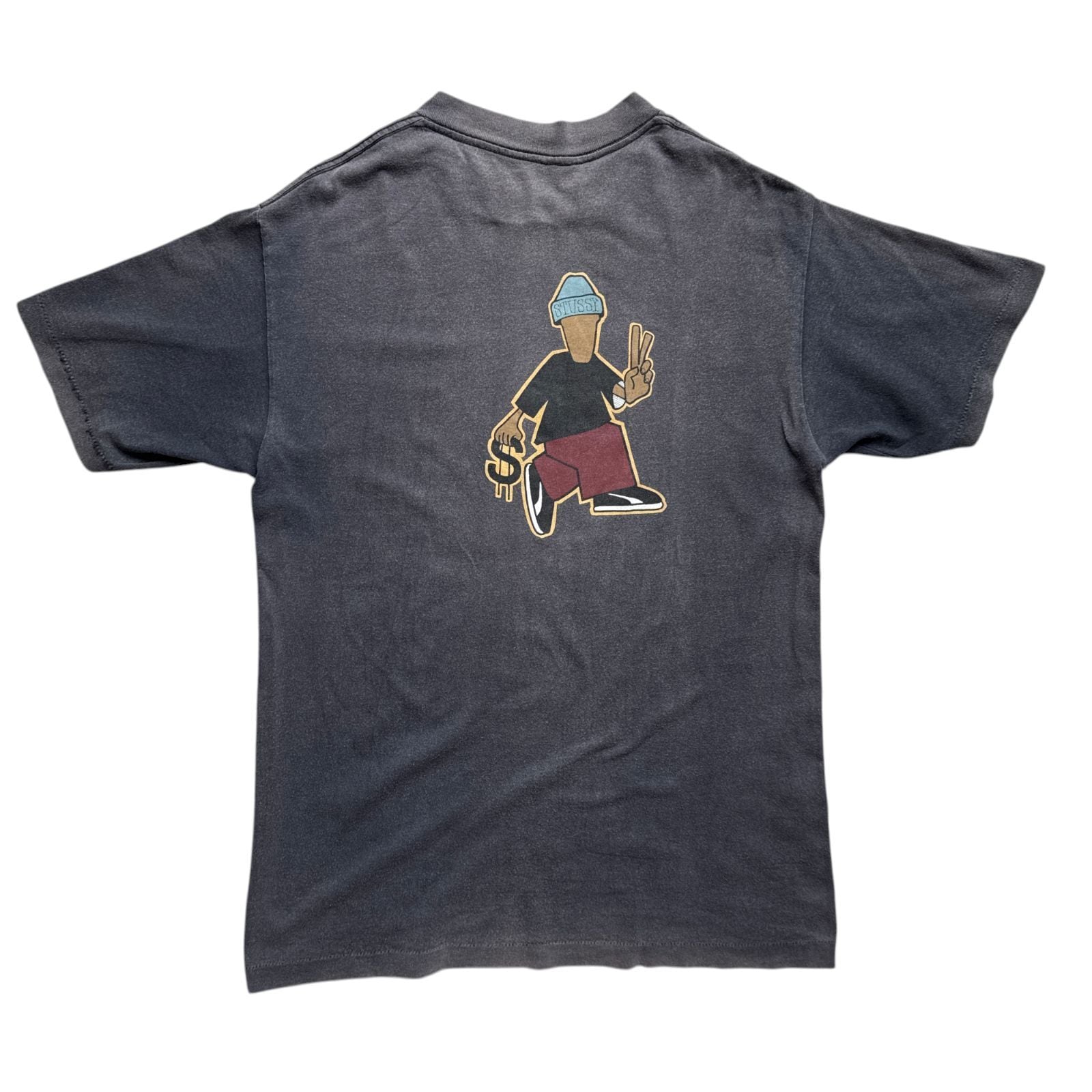 80s - 90s stussy 初期 黒タグ 
