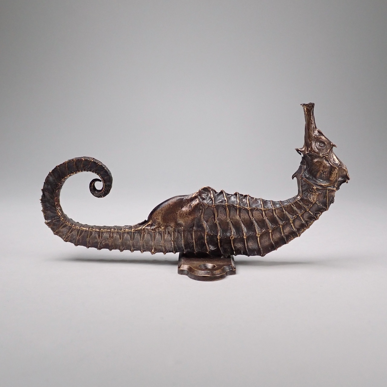 タツノオトシゴフック（銅製） seahorse wall hook（copper）