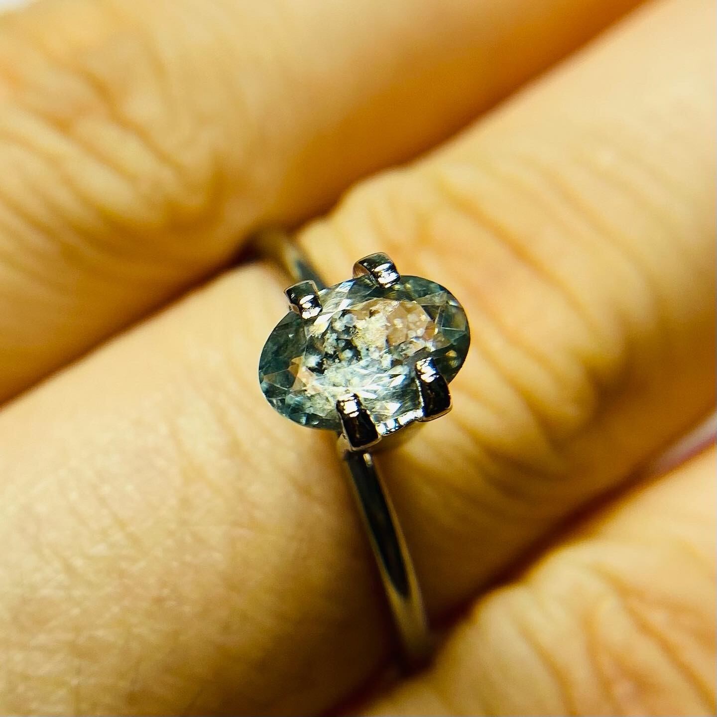 秋の空鱗雲 サンストーンアクアマリン