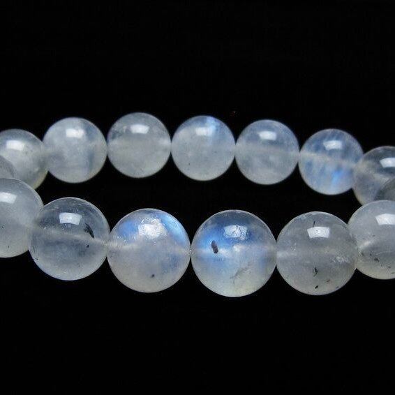 ムーンストーン ブレスレット 14mm 一点物 メール便可 [M便 1/10] 111-44912
