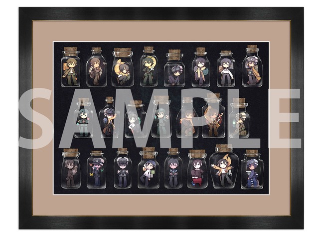 キノの旅 the Beautiful World 25周年記念 B4キャラファイングラフ B 歴代表紙