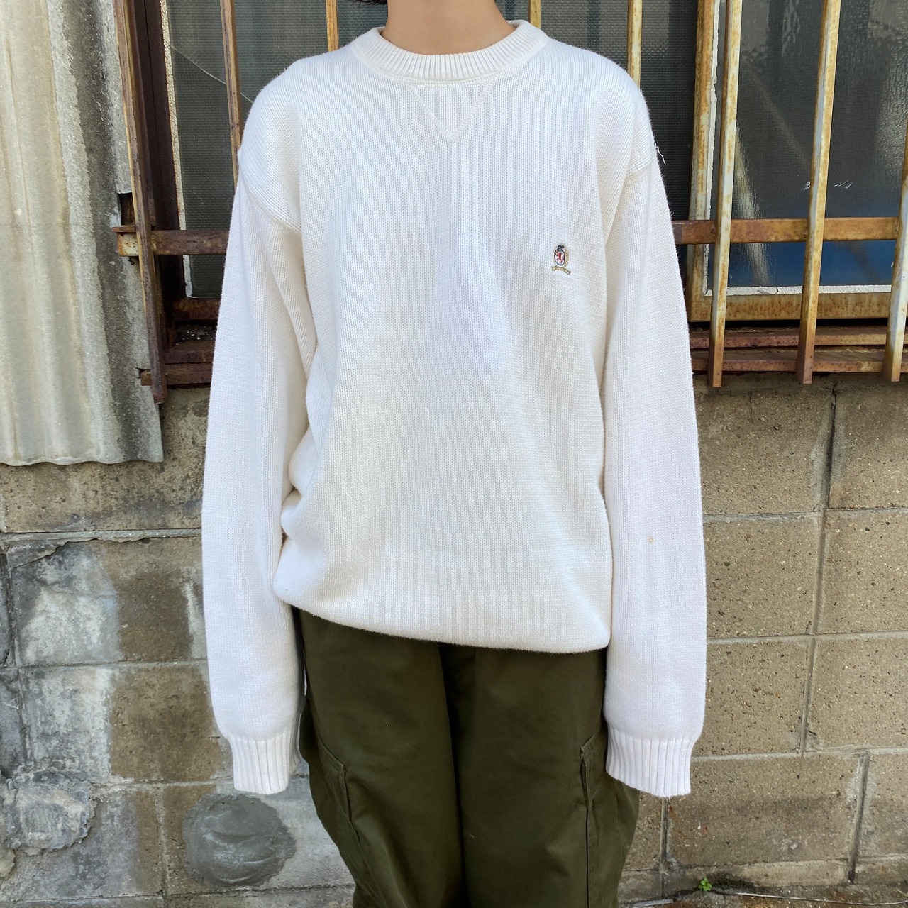 TOMMY HILFIGER GOLF トミーヒルフィガー コットンニットセーター 