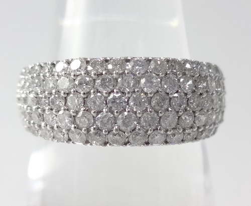 1.00ⅽt　ダイヤモンド　ハーフエタニティリング　プラチナ　～1.00ⅽt Diamond Half Eternity Ring Platinum～