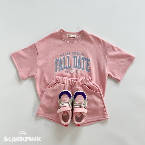 [BLACKPINK] DATE short-sleeve sweatshirt (2XL) / [블랙핑크] DATE반팔맨투맨 (2XL)