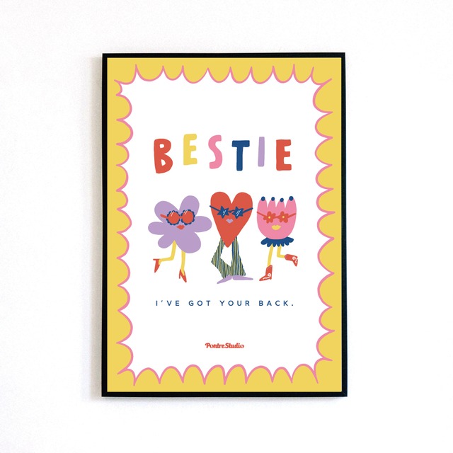 ♯059 BESTIE GIRLS POSTER