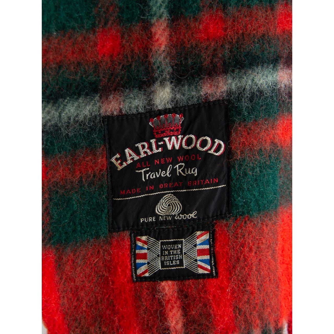 EARL-WOOD】Made in Great Britain woog travel rug 90×154cm（英国製