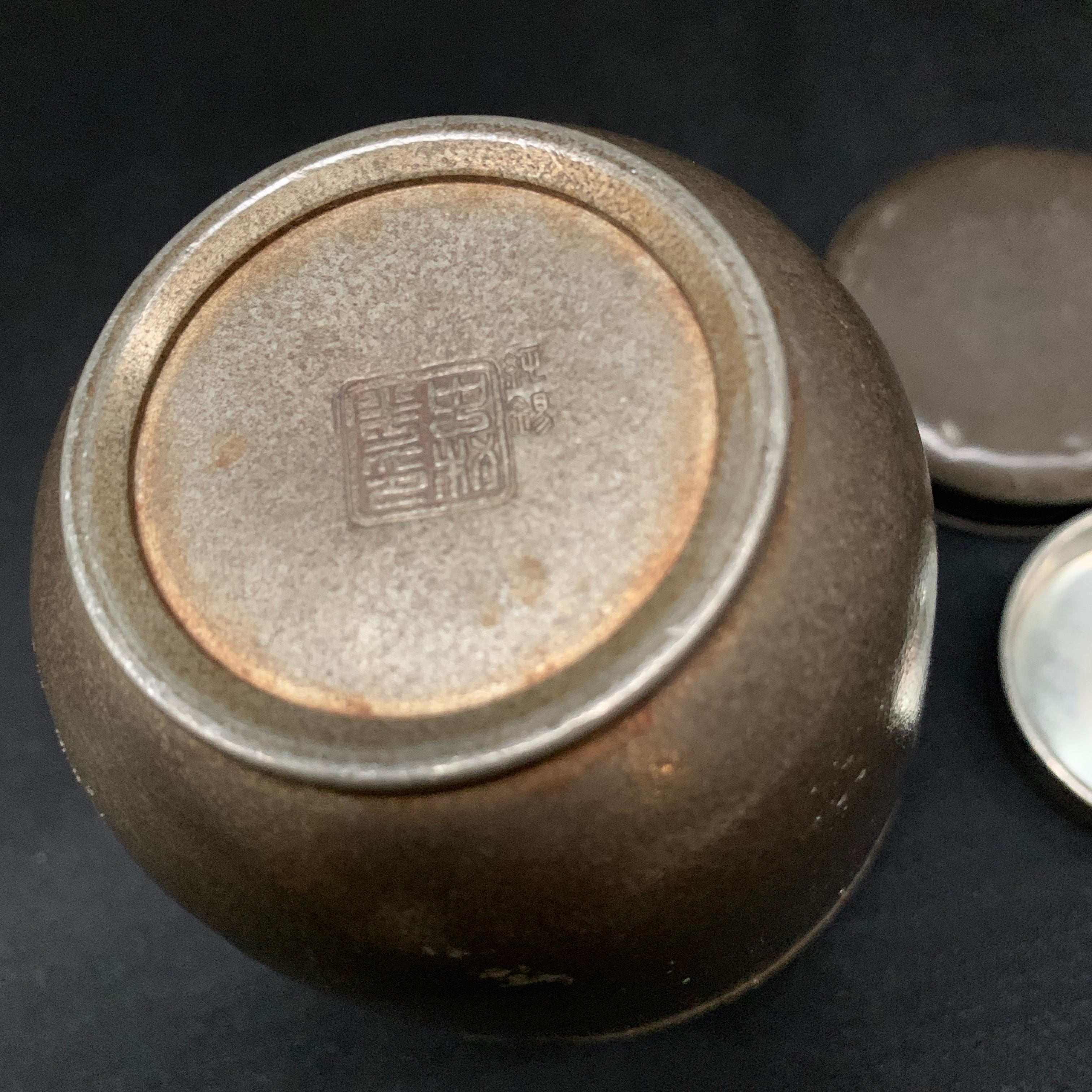 古錫 純錫 茶壺 煎茶 道具 錫 茶壷-
