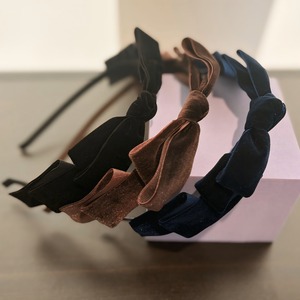 ベロアカチューシャ 2.5cm