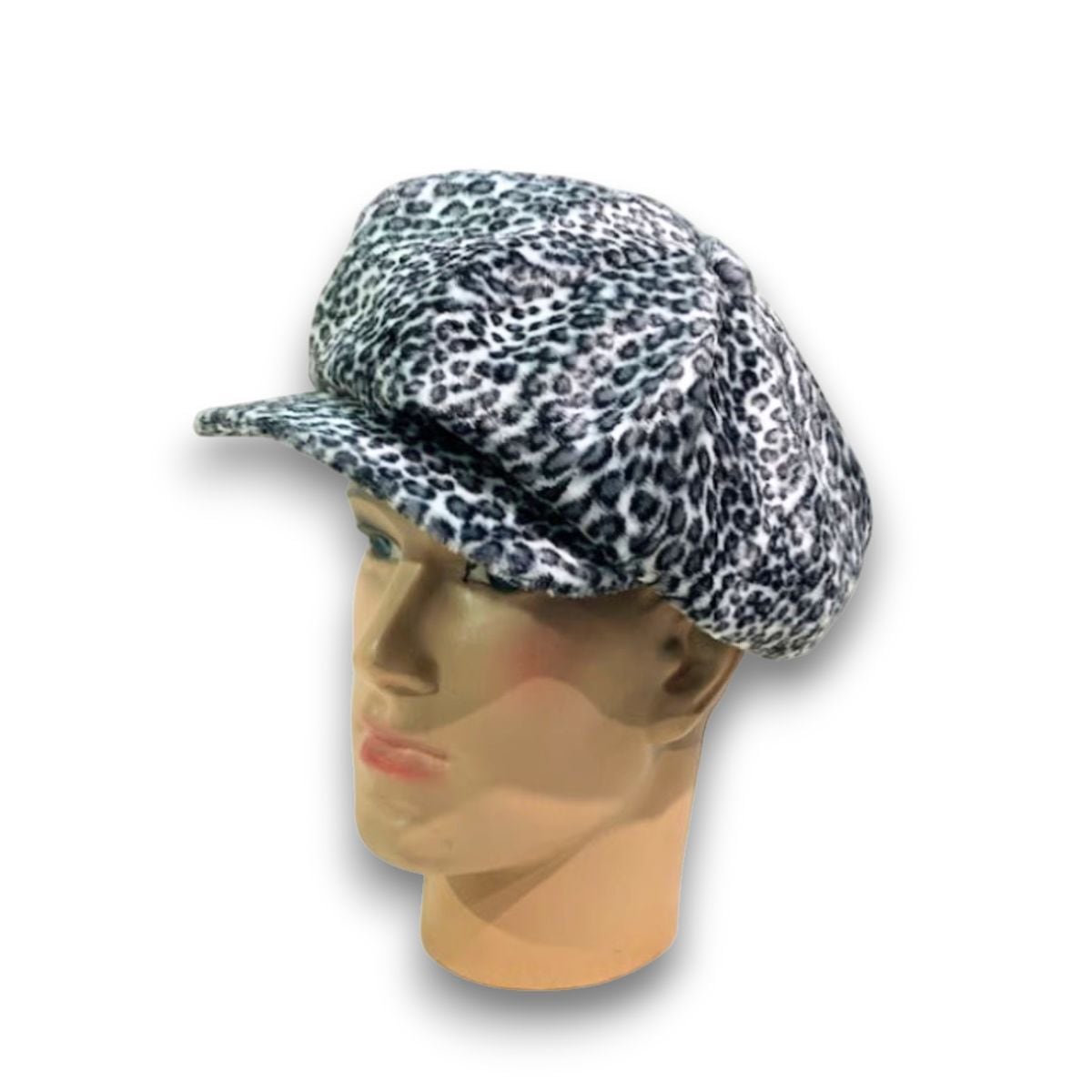 キャスケット Rayon Fine Leopard Big Casquette シルバー【SVY-HT154