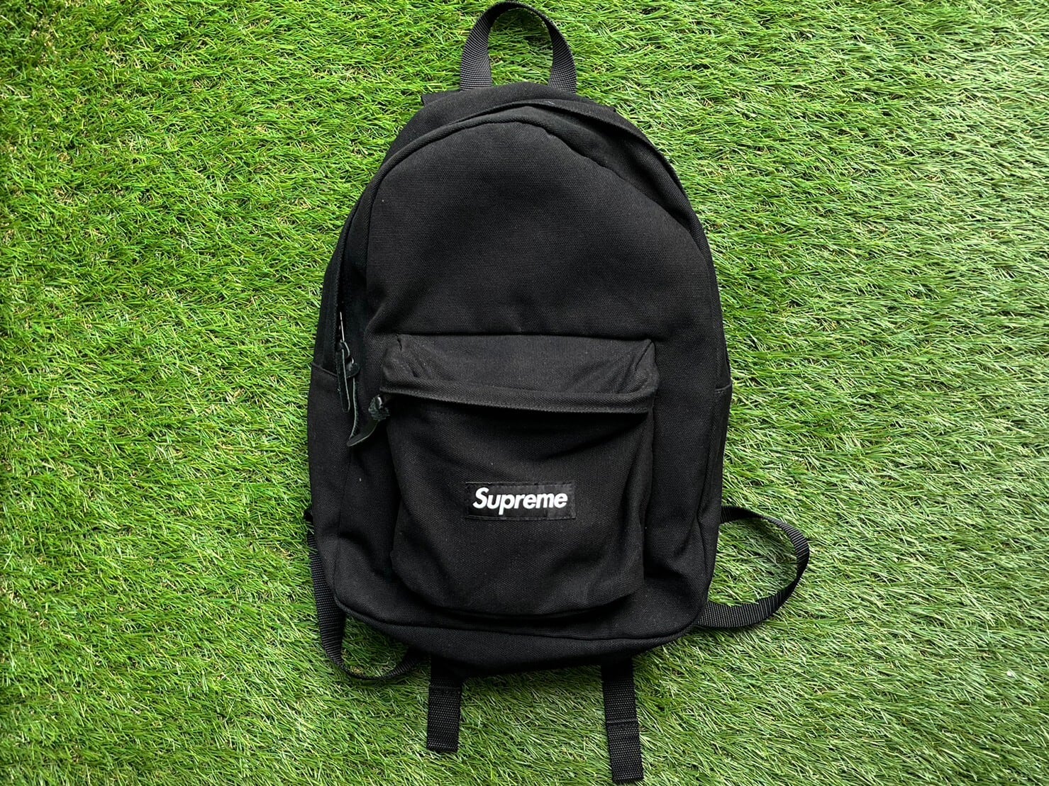 Supreme CANVAS BACKPACK BLACK 52500 | BRAND BUYERS OSAKA 