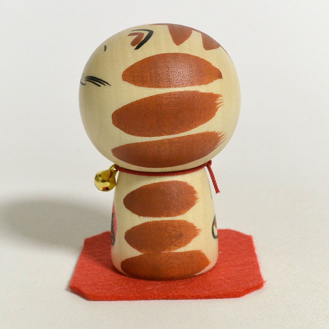 福ねここけし 約2寸 約6cm 鈴木敬 工人（作並系）#0359 | コケシア