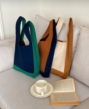 3color / バイカラーマルシェトートバッグ