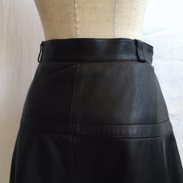 Leather Button Up Maxi Skirt