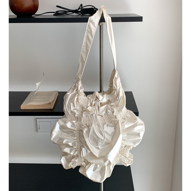 drawstring one shoulder bag J00050