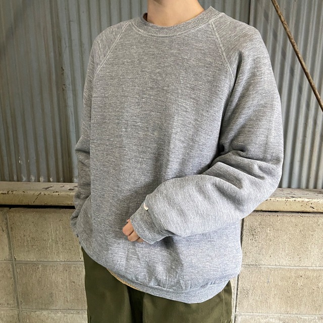 USA製 80年代 Dickies 無地 ラグランスリーブ スウェット メンズL 42 