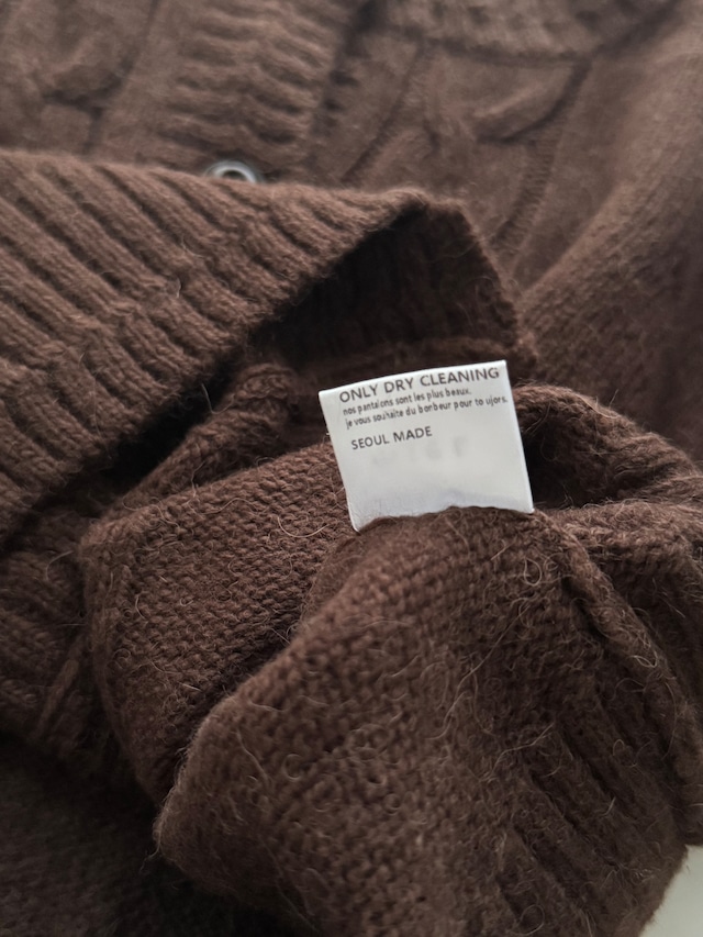 (即納) miel / Running cardigan