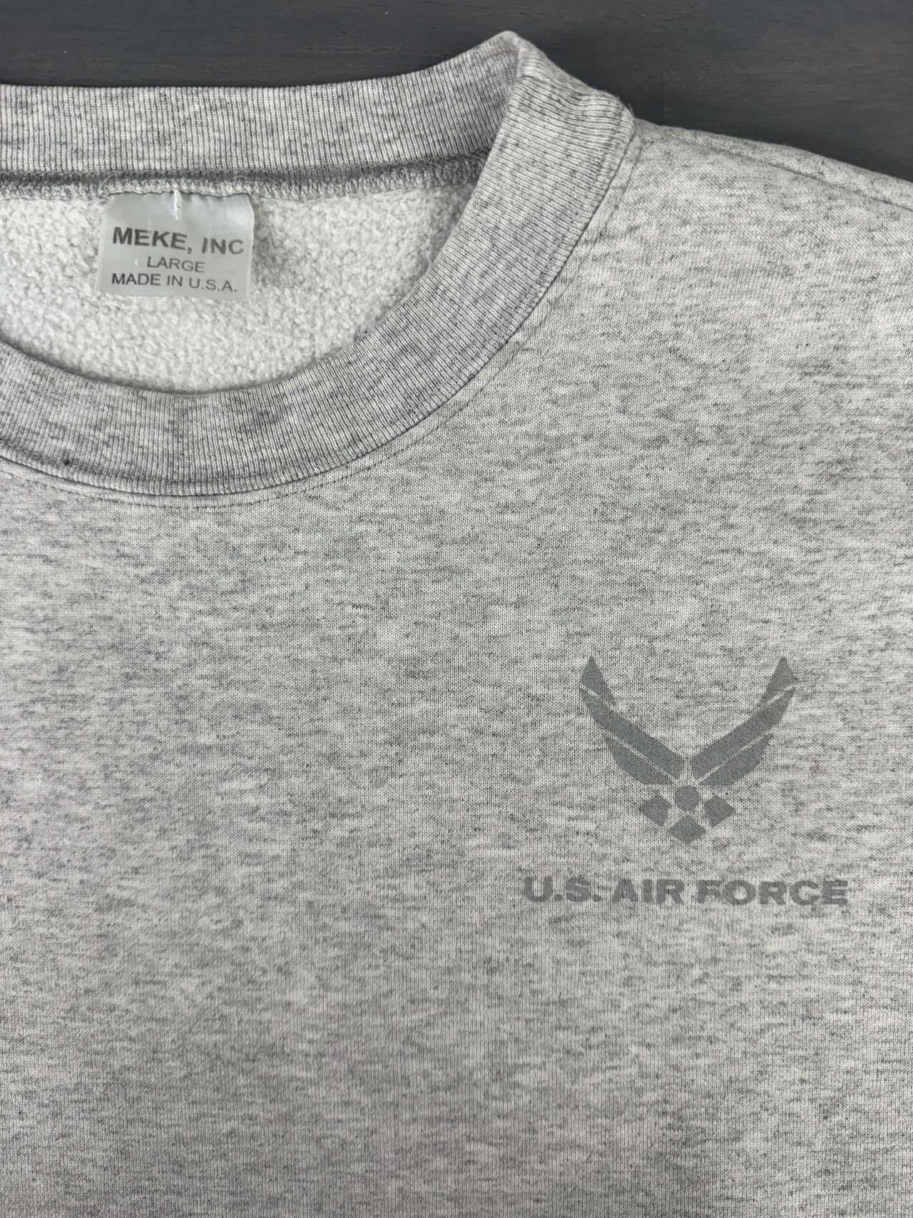 90s U.S.AIR FORCE / MEKE, INC made in usa・画像11