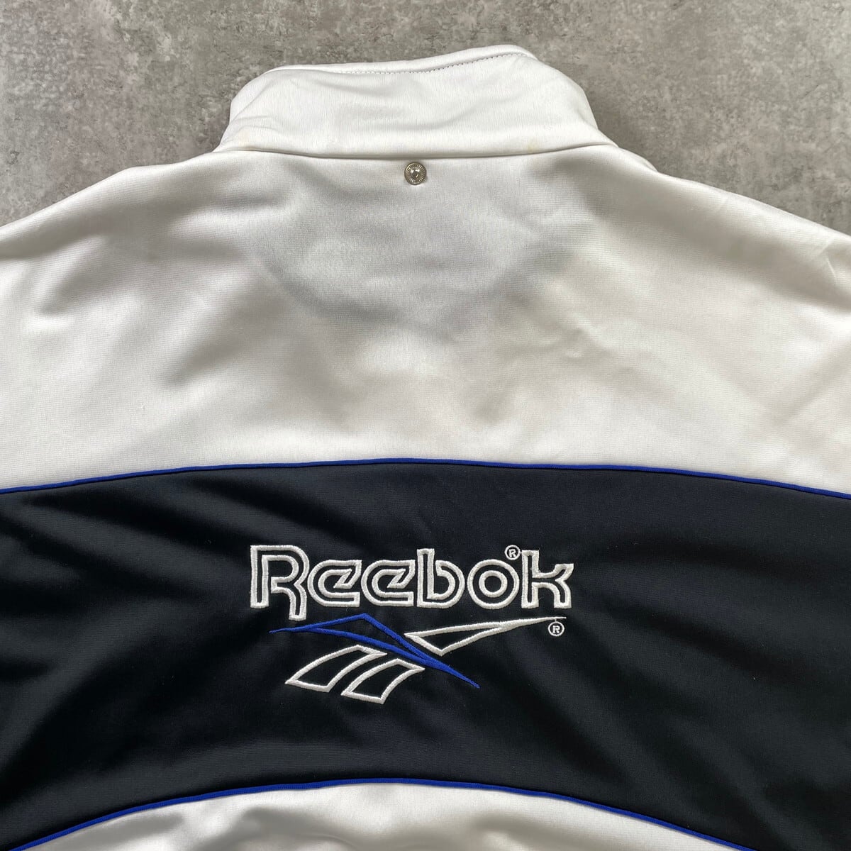 90年代 Reebok リーボック 半袖 ジャージ トラックジャケット メンズXL