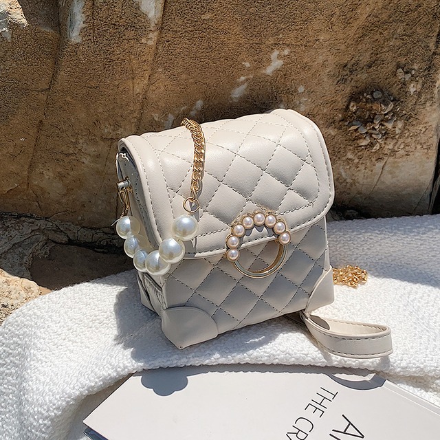 チェーン サマーミニ 夏物 クロスボディ スクウェア 手作りハンドバック67737395465