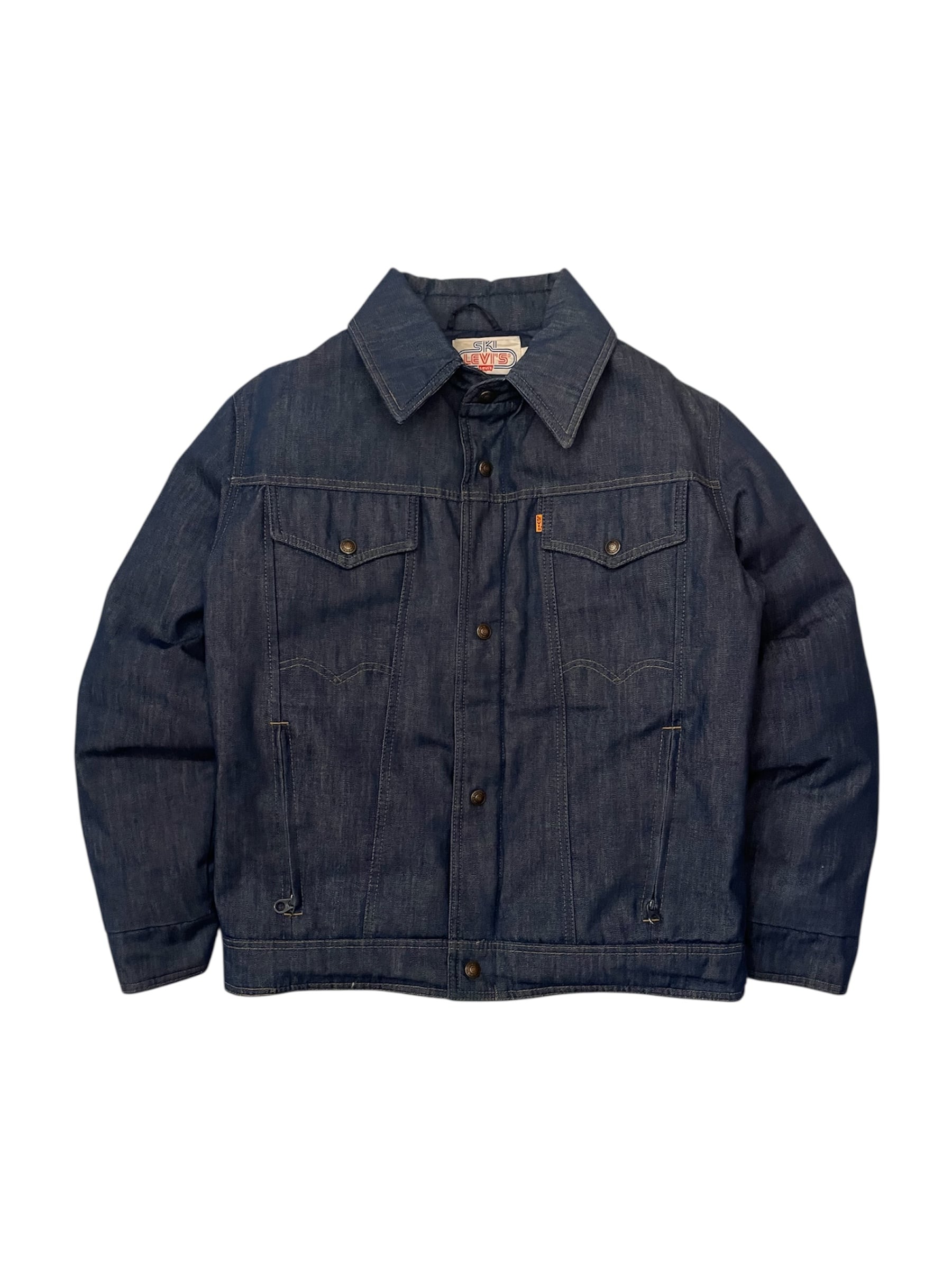 70s SKI Levi's 80681-0916 Denim Down Jacket Made in U.S.A.
