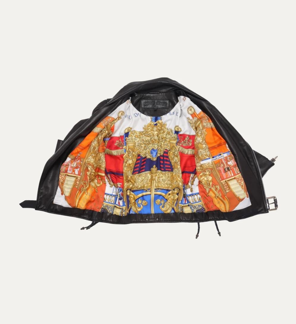 CHROME HEARTS クロムハーツ × Hermes エルメス シルク裏地 JJディーン