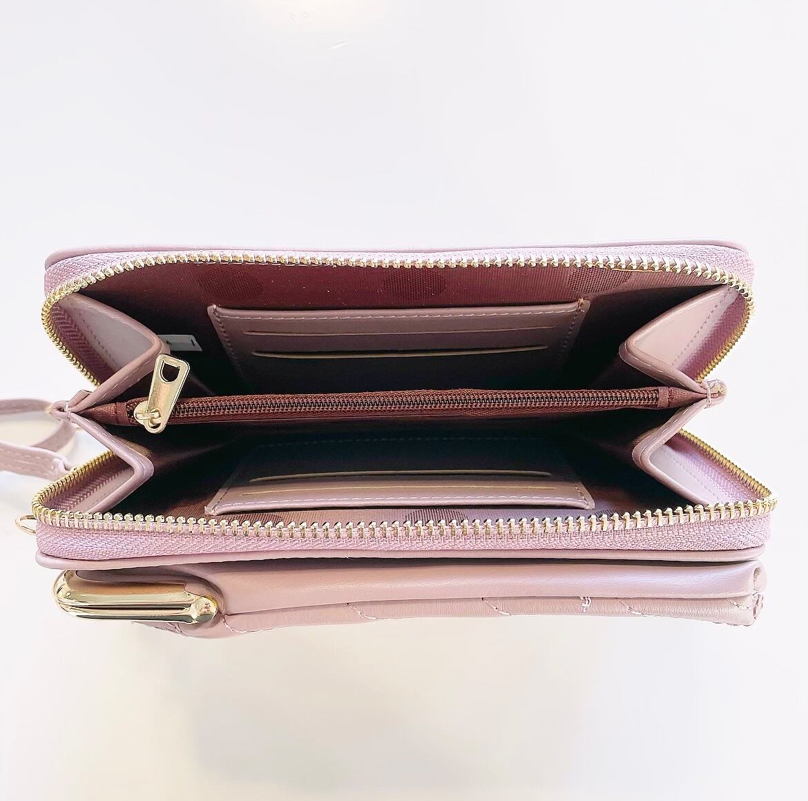 即納 キルティングスマホお財布ポシェット Dear Merry