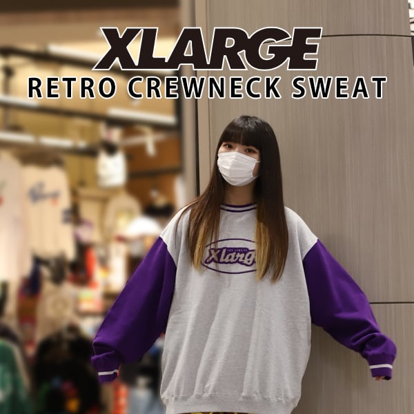 XLARGE（エクストララージ） レトロスウェットトレーナー RETRO