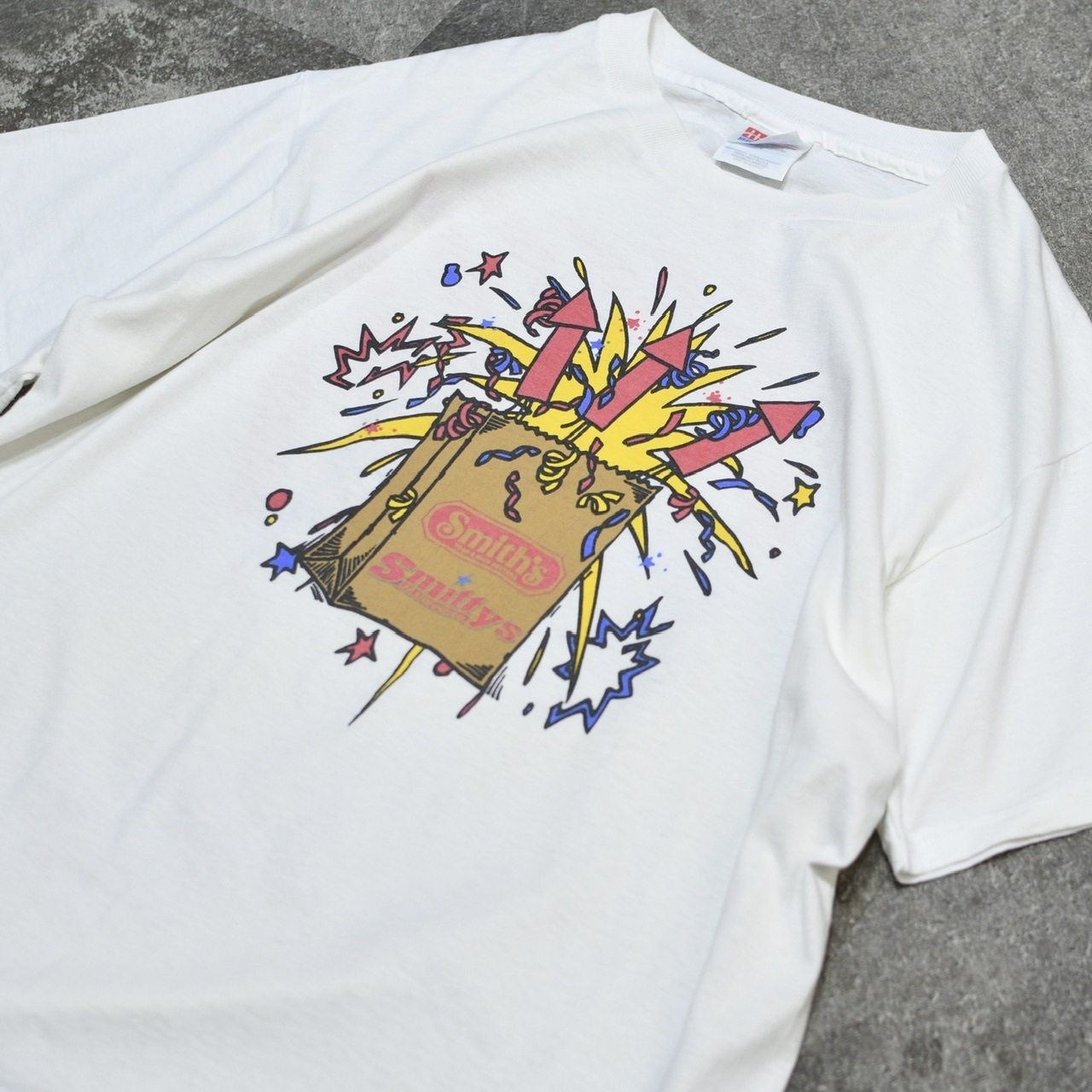 90's〜 super market print tee