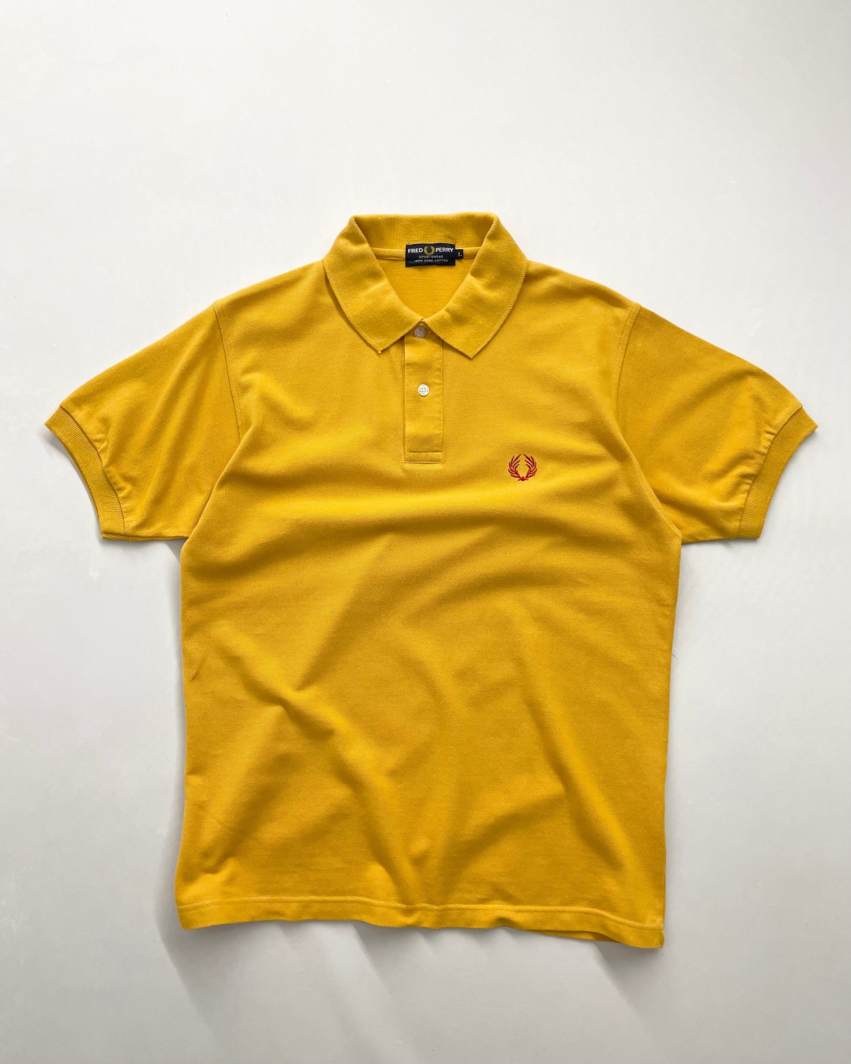 80s FRED PERRY Embroidery Logo S/S Polo Shirt