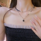 layered chain necklace / l0050