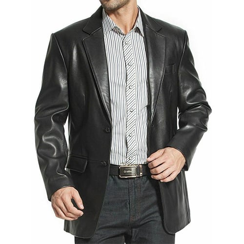 本羊革 フォーマル コート ブレザー ジャケット レザー Real Sheep