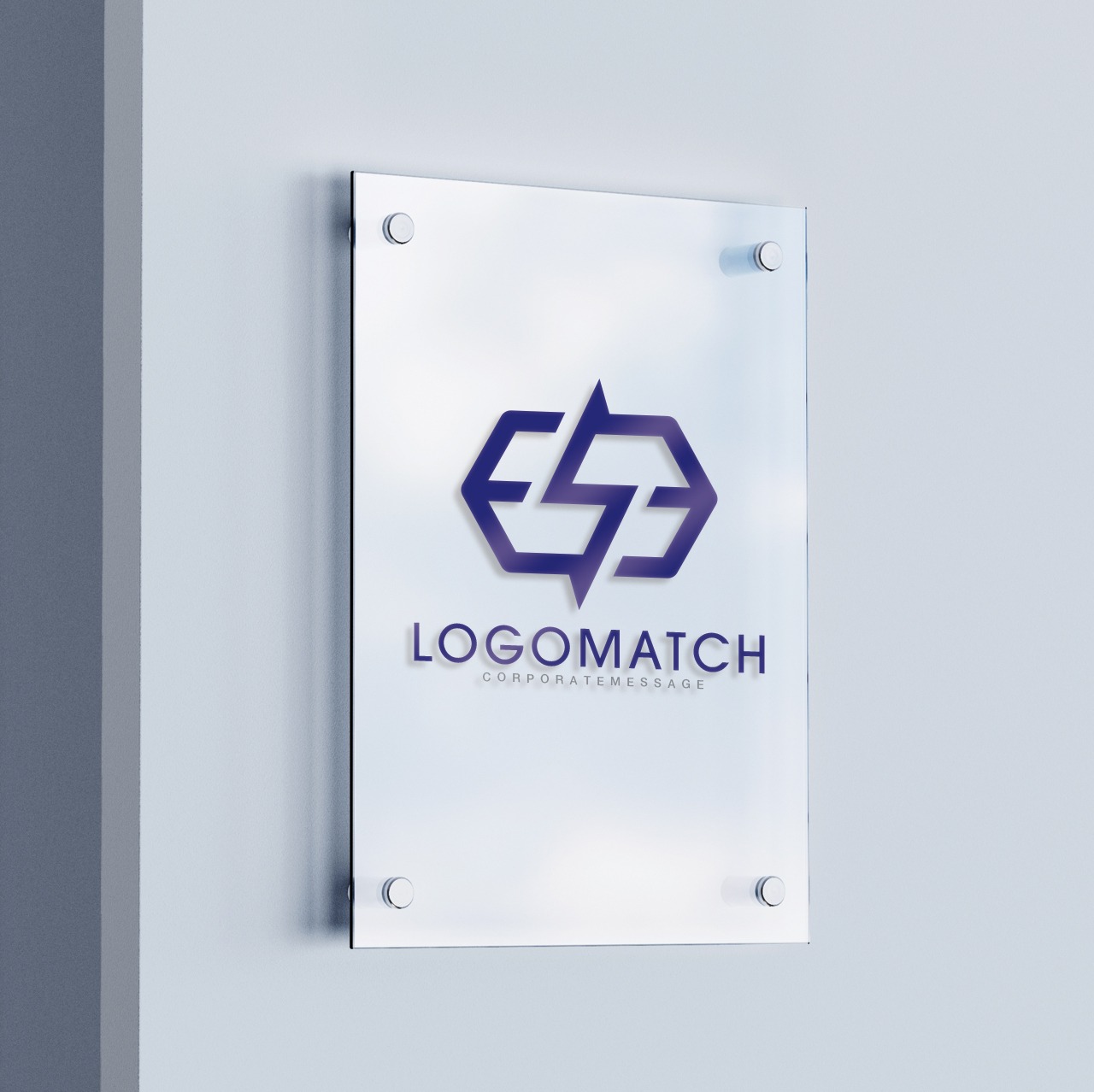 安定した基盤と電気のロゴ