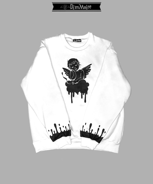 “Chilling Angel”トレーナー【White】