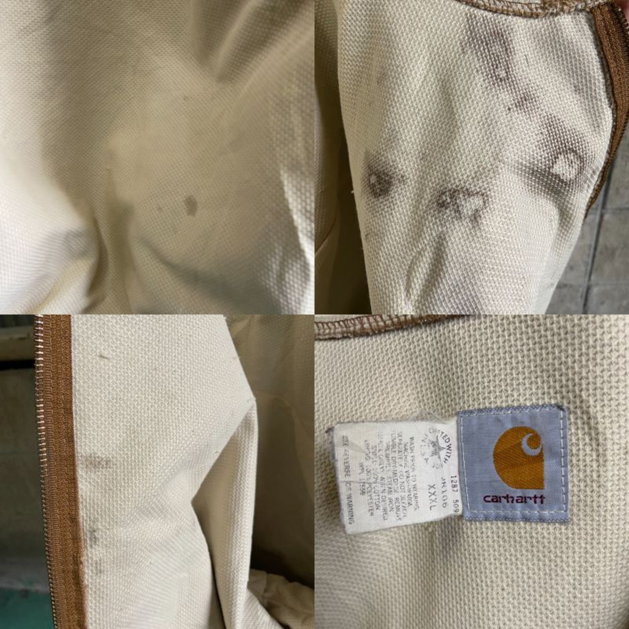 80年代 Carhartt カーハート サーマルライナー ダックパーカー 