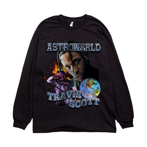 Extra Source Travis Scott L/S (black)